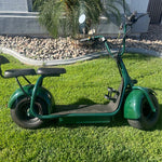 Rigid Fat Scooter Single Speed 2000 w/ Solid Forks green